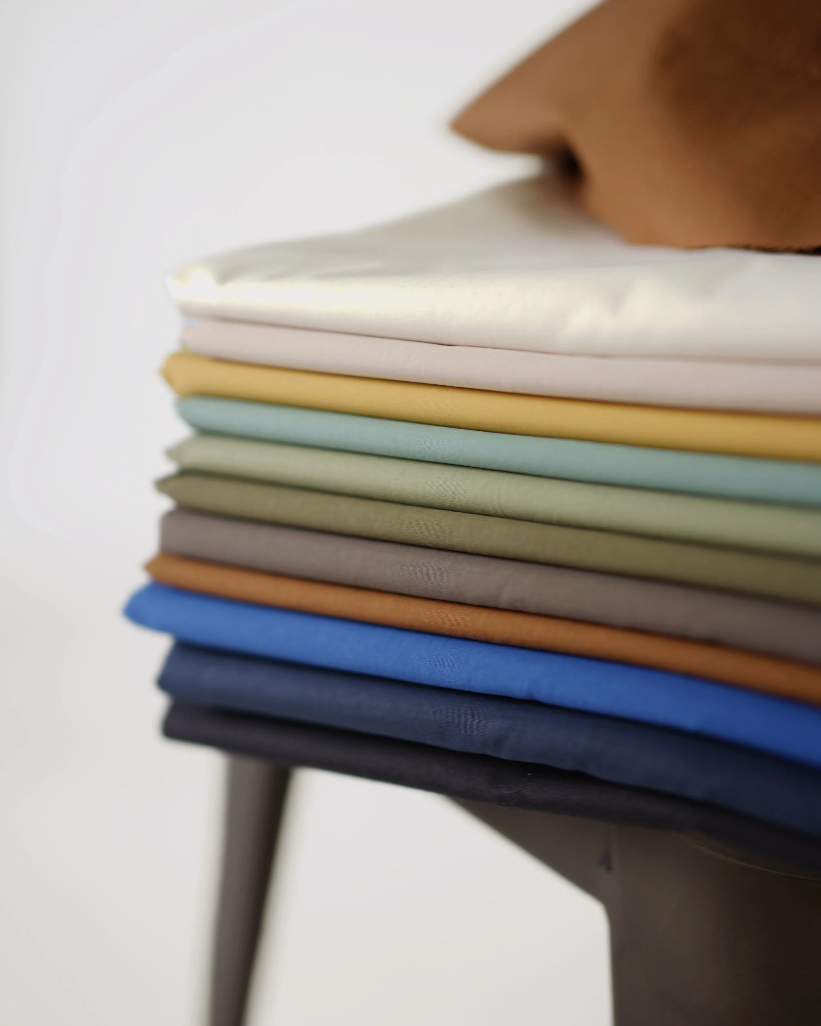 Cocoa Washed Cotton Poplin - Image 4