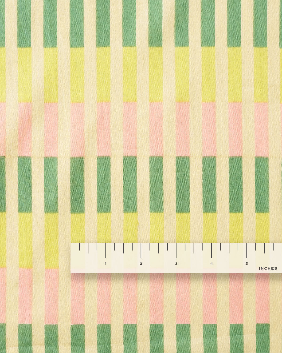 Polemo Multi Stripe Block Print Cotton - Image 4