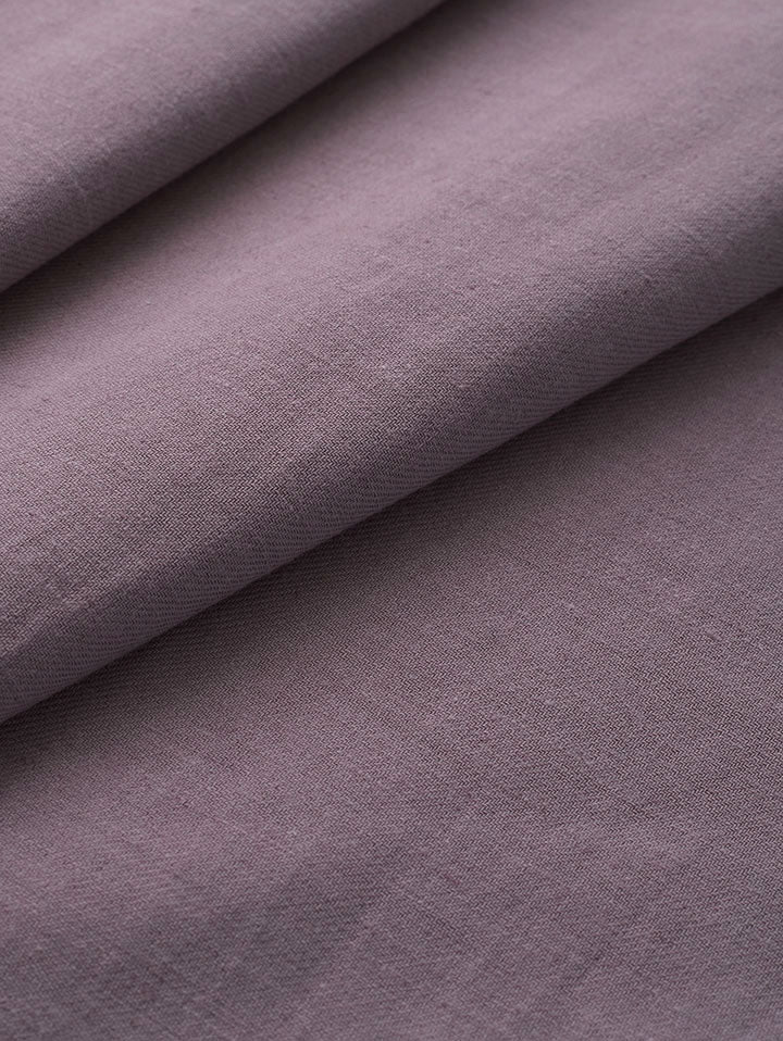 Shadowed Lilac Cotton Linen Twill - Image 2
