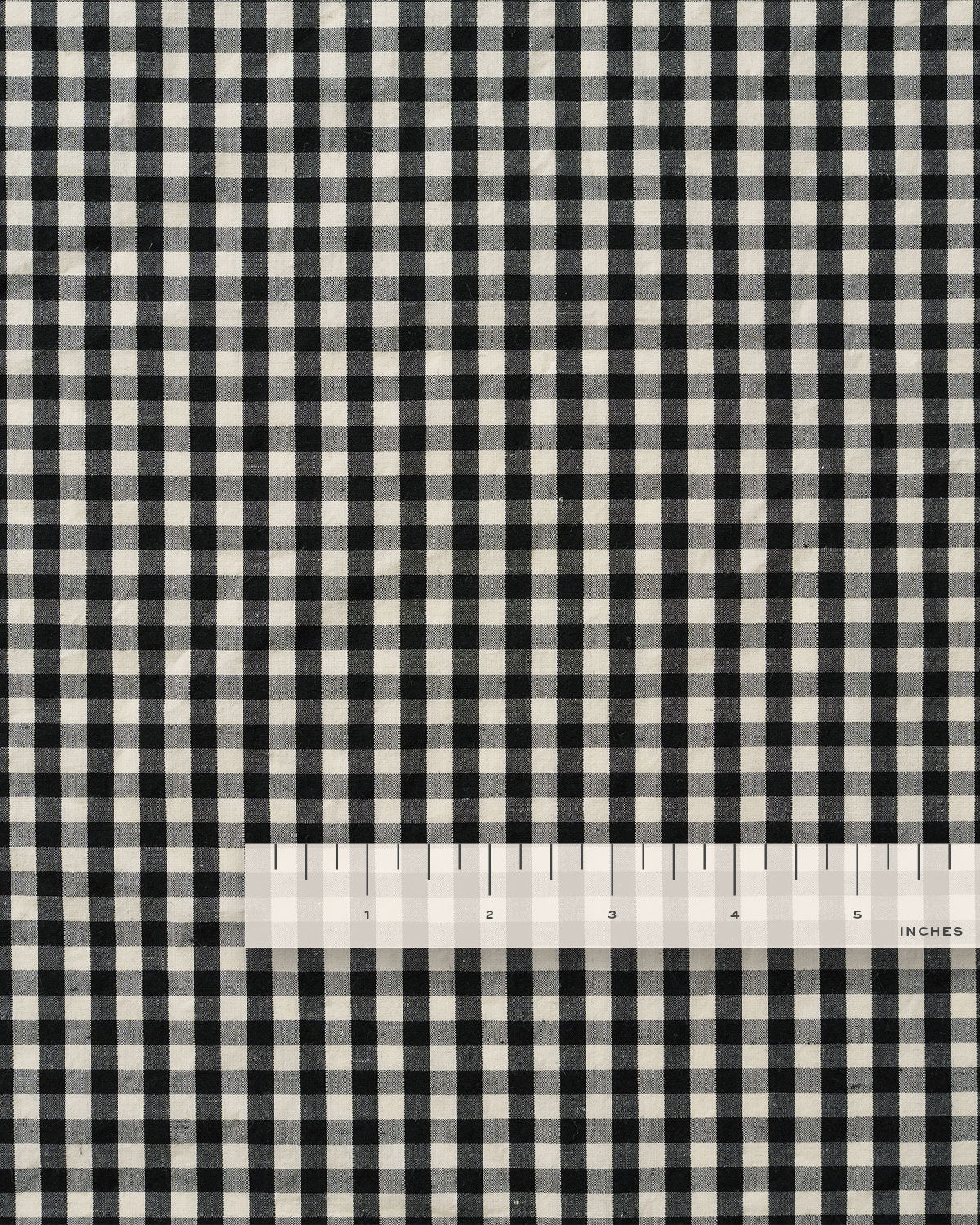 Black Petite Gingham Premium Cotton - Image 3