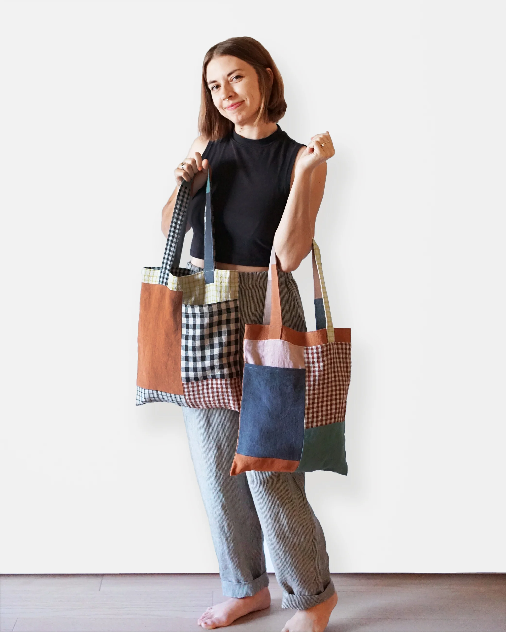 Stash Pocket Tote PDF Sewing Pattern - Image 9