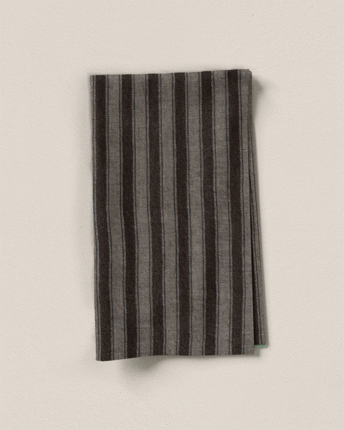 Vintage Tobacco Dutch Stripe Linen