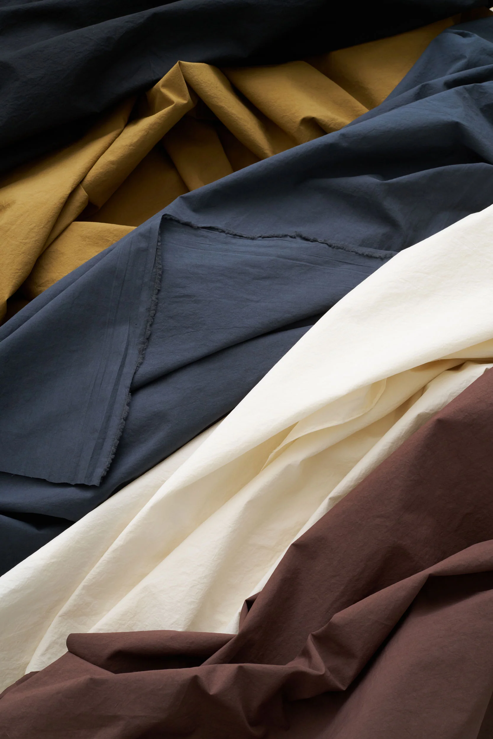 Marshmallow Luxury Tumbled Poplin - Image 3