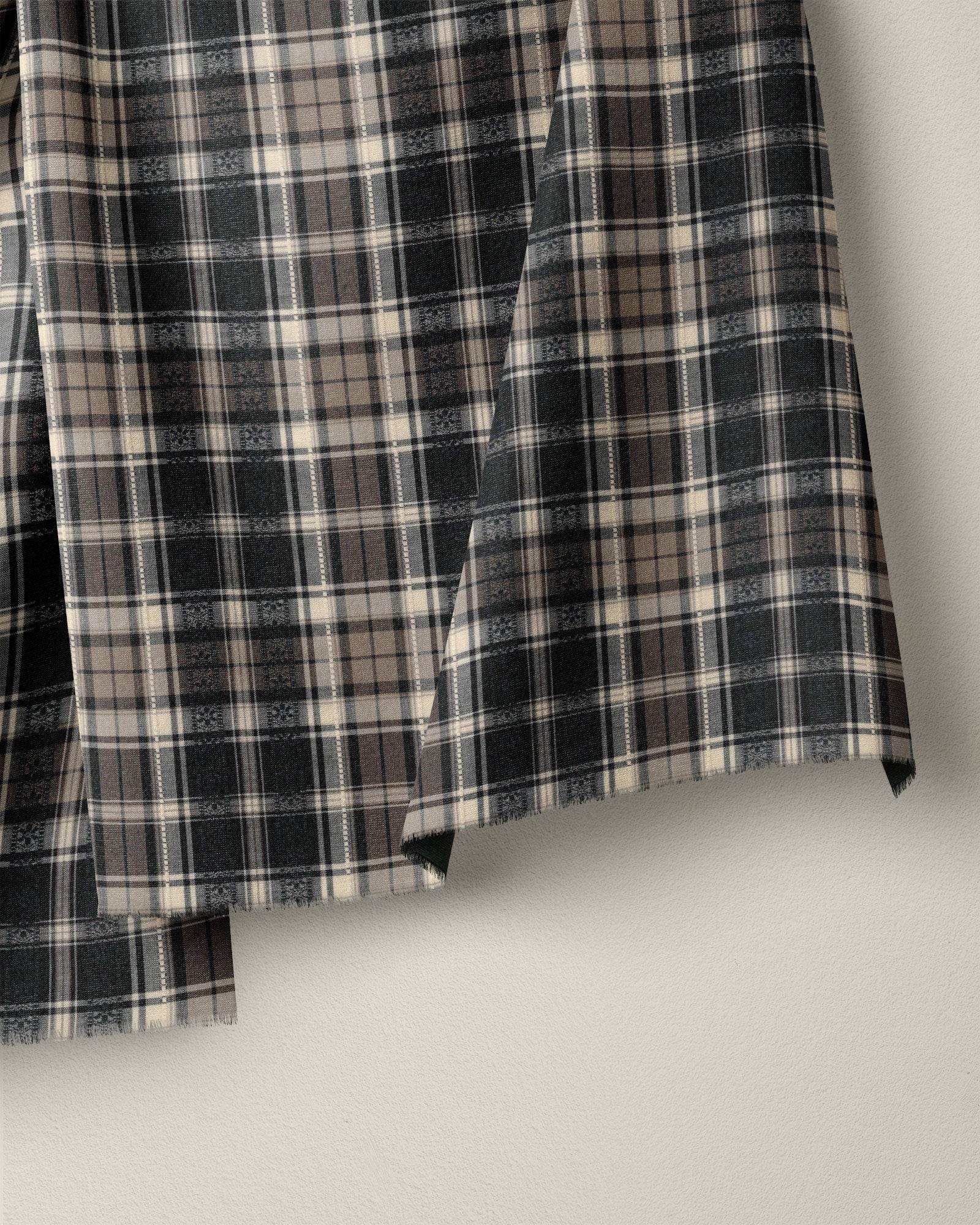 Winter Chalet Plaid Cotton Jacquard - Image 2